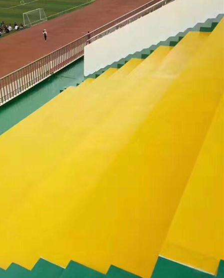 南阳球场台阶翻新修补改造